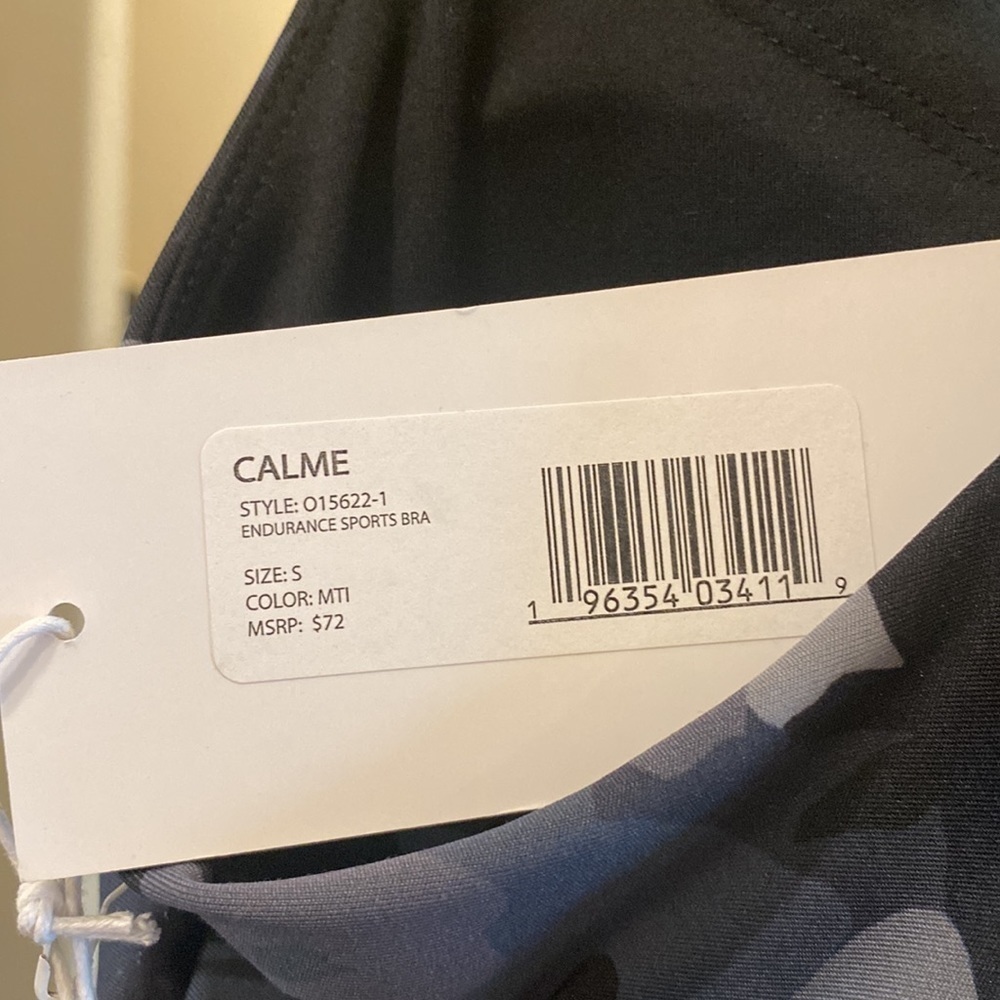 Johnny Was Calme Endurance Sports Bra Size S - Picture 5 of 5